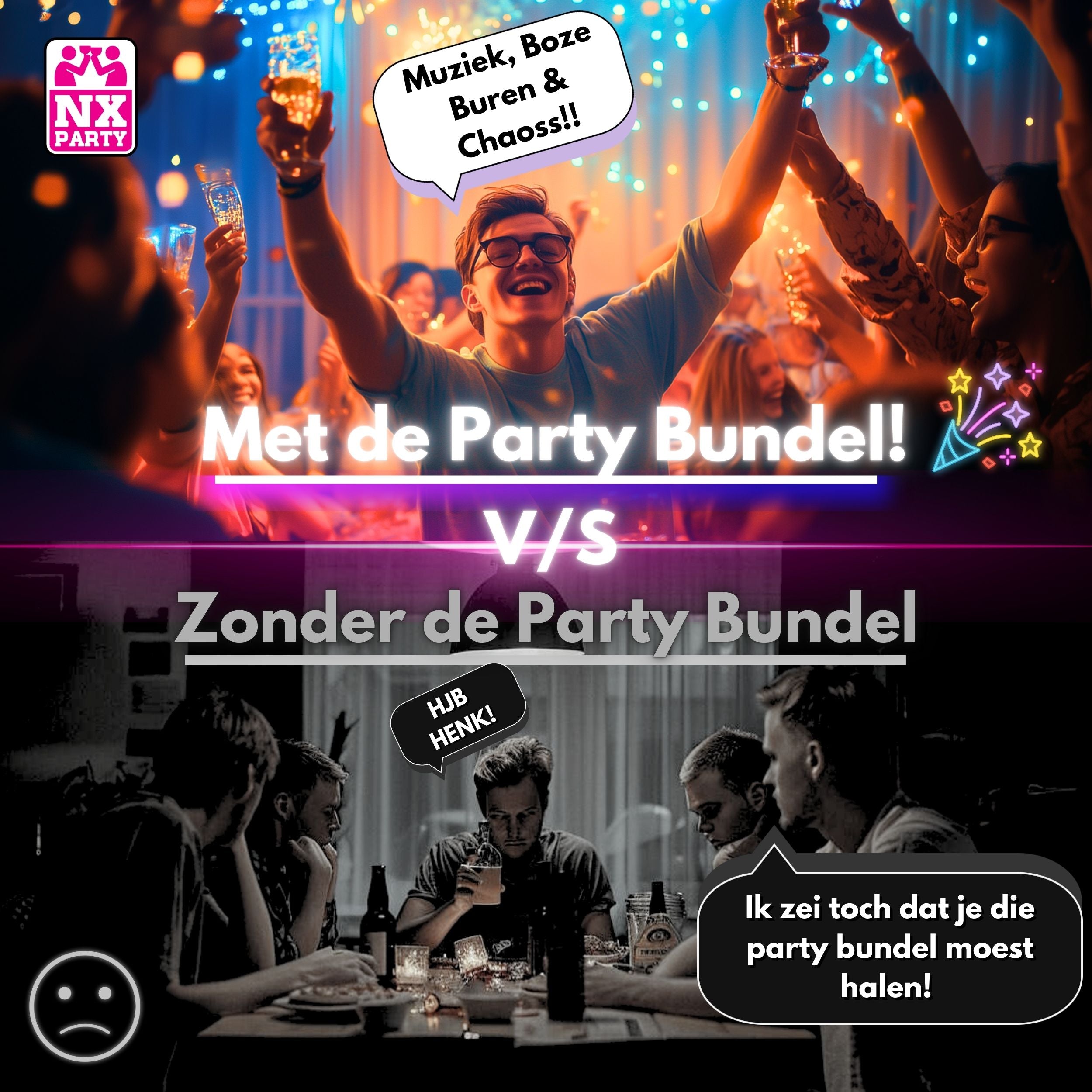 NX Party® Bundel  ~ Alcoholly® Naughty + Party Tower + No Excuse!