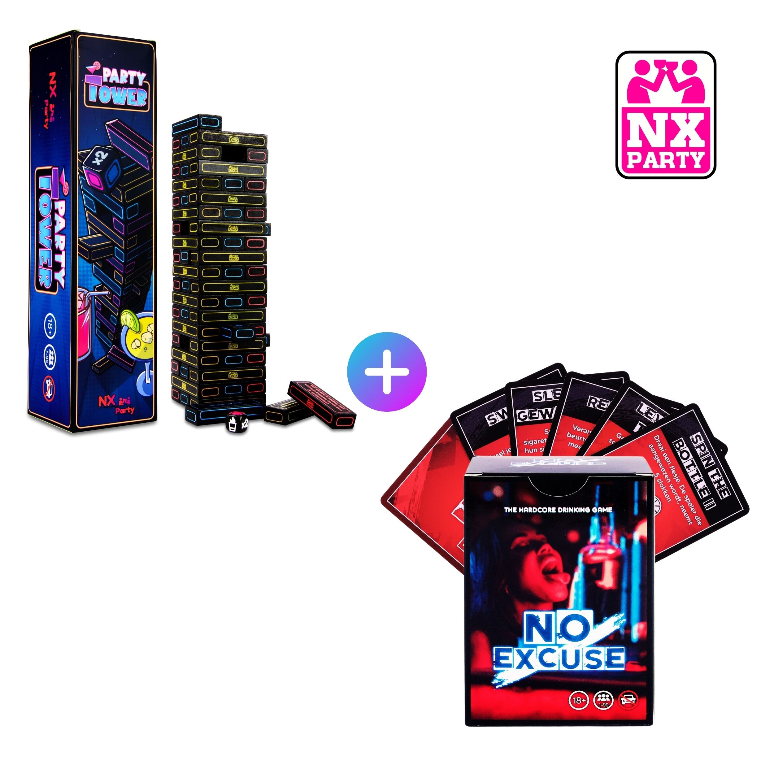 NX Party® Duo ~ No Excuse + Party tower