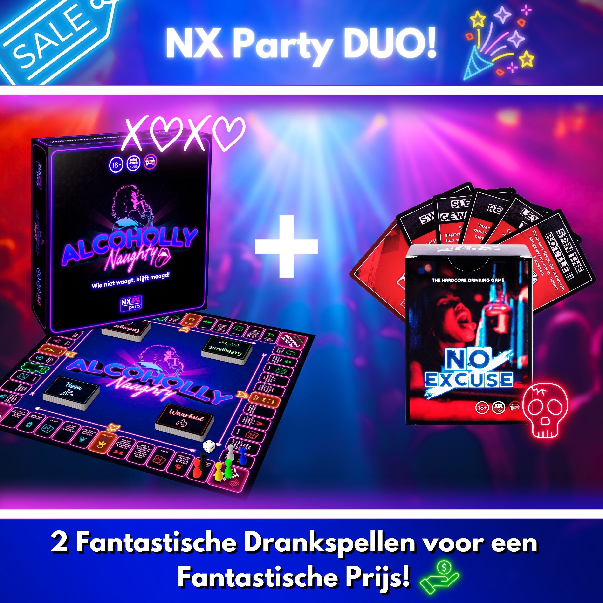 NX Party Duo ~ Alcoholly® naughty + No Excuse