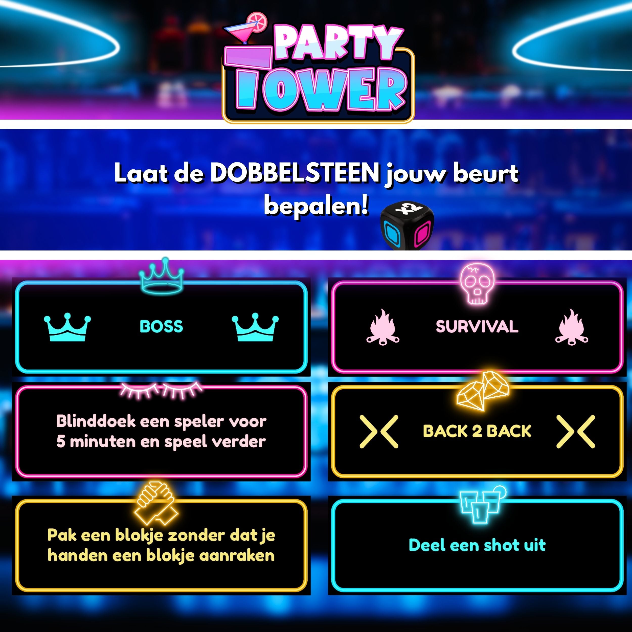 Party Tower ~ Overleef Jij Het?