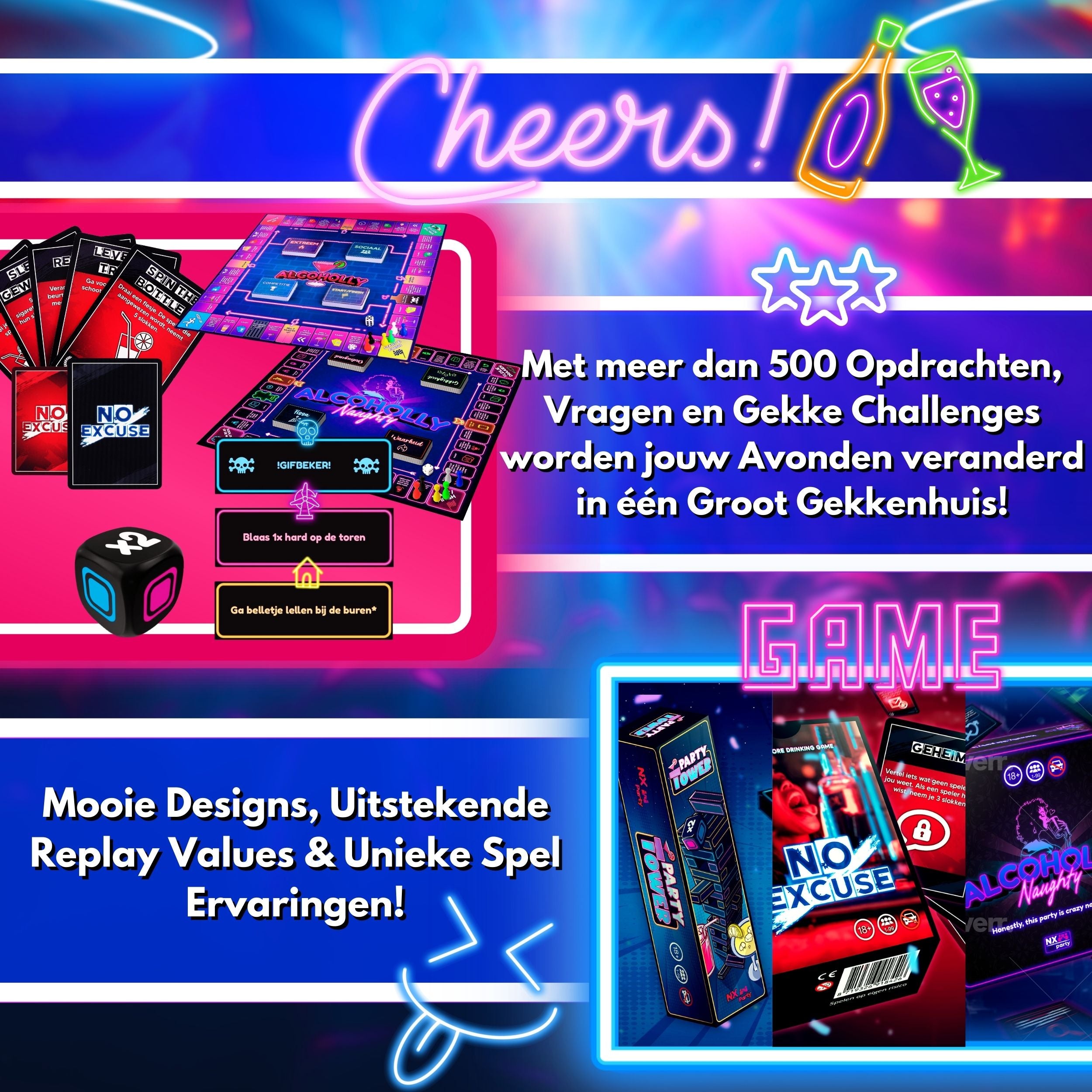 NX Party® Bundel XL + GRATIS DRANKSPEL!