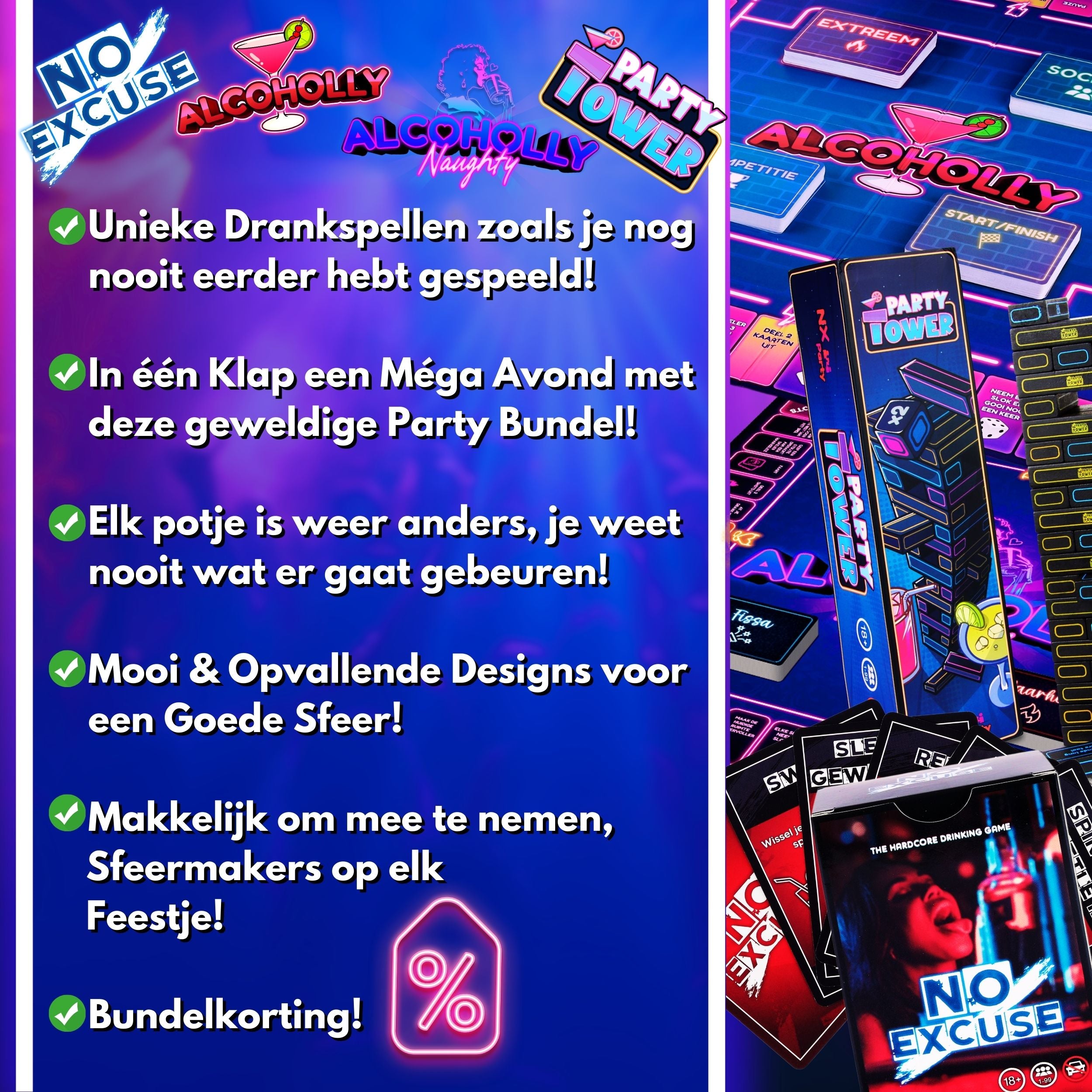 NX Party® Bundel XL + FREE DRINKING GAME!