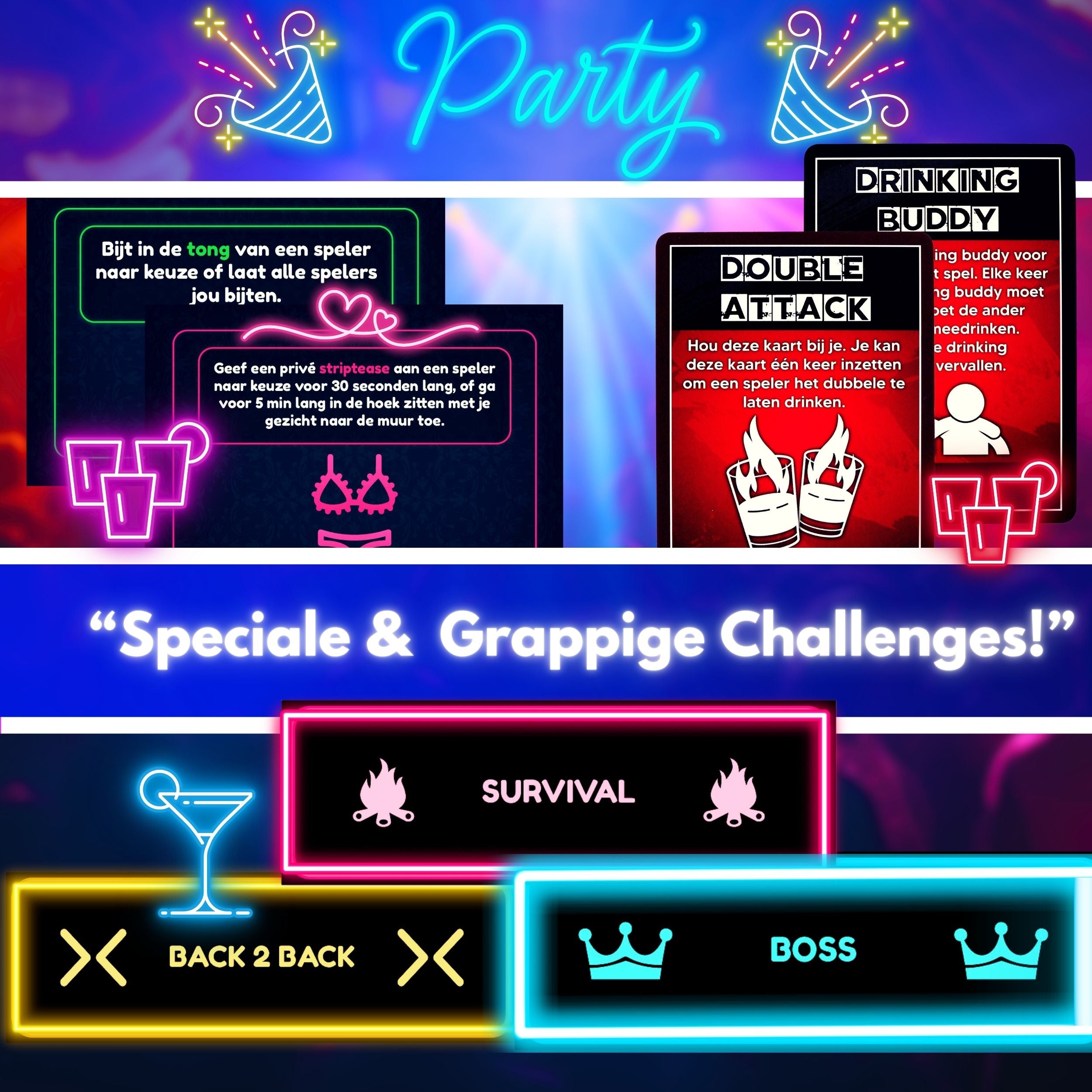 NX Party® Bundel  ~ Alcoholly® Naughty + Party Tower + No Excuse!