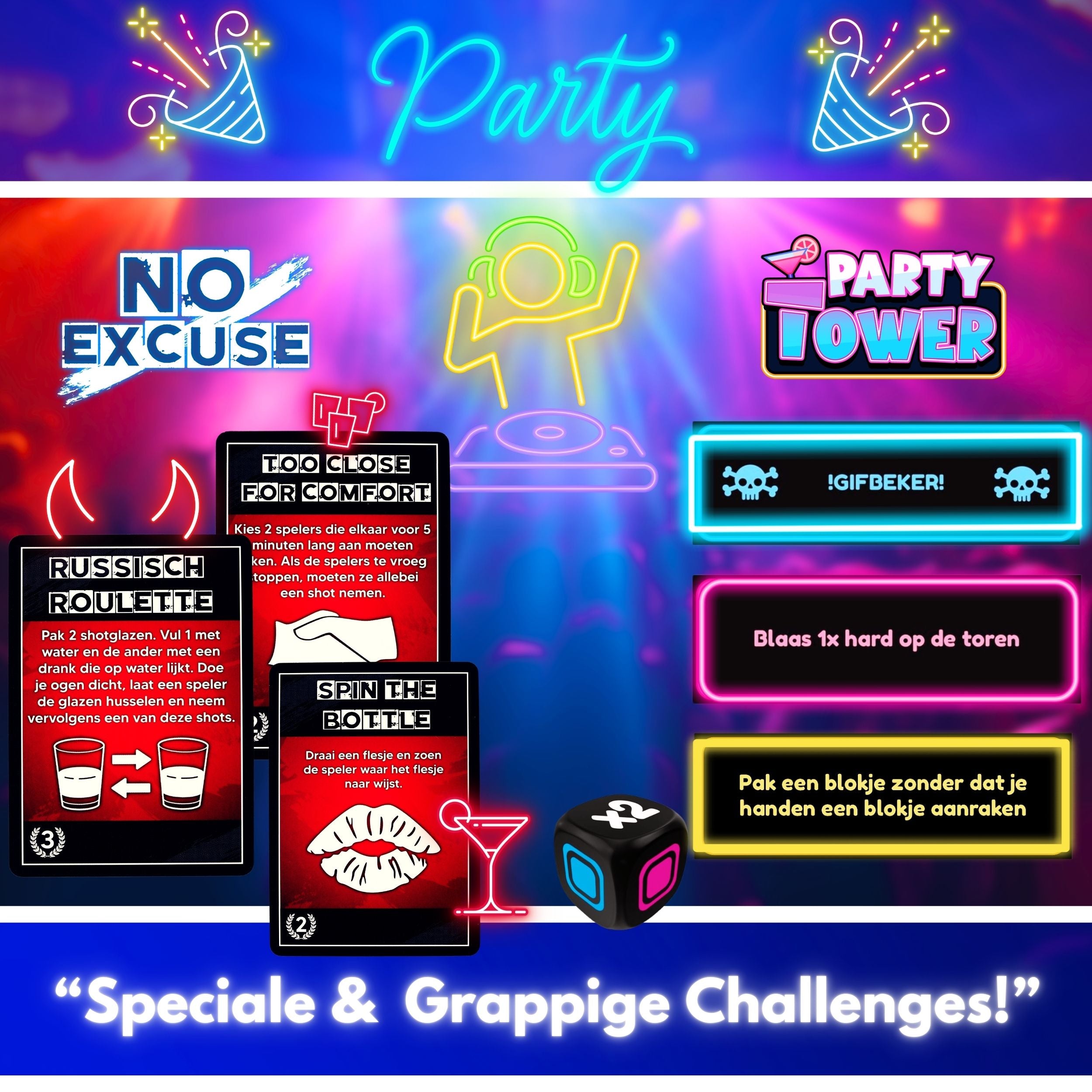 NX Party® Duo ~ No Excuse + Party tower