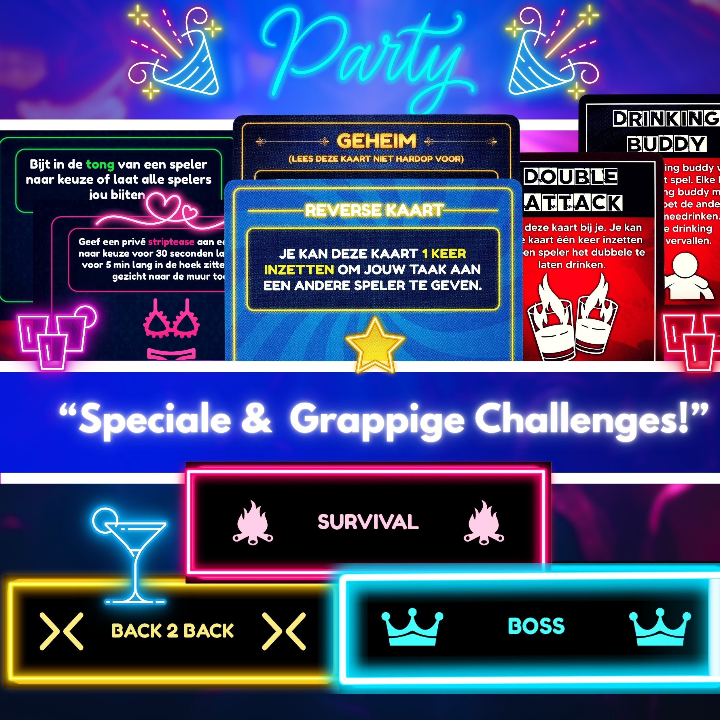 NX Party® Bundel XL + FREE DRINKING GAME!