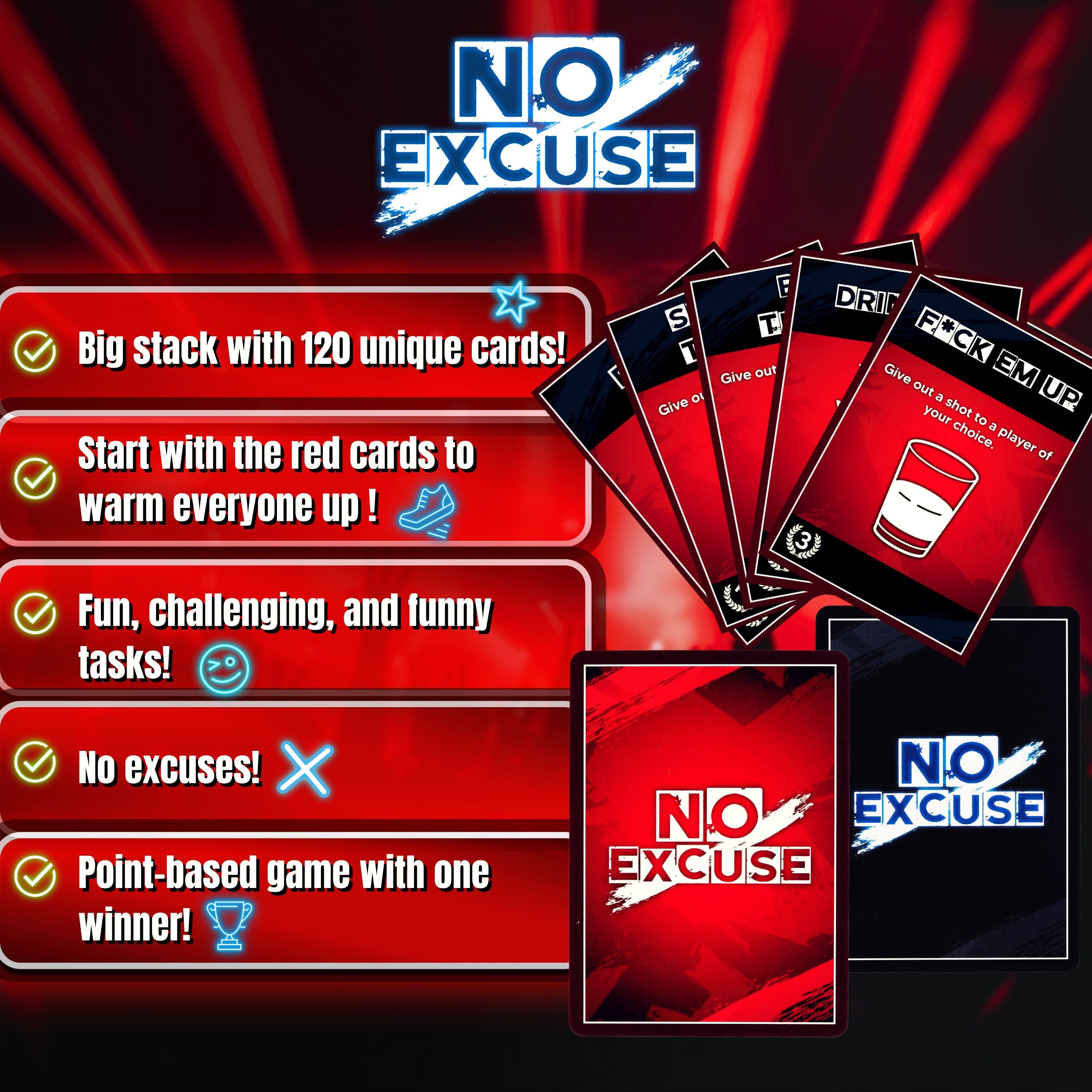 No Excuse ~ The Hardcore Drinking Game!